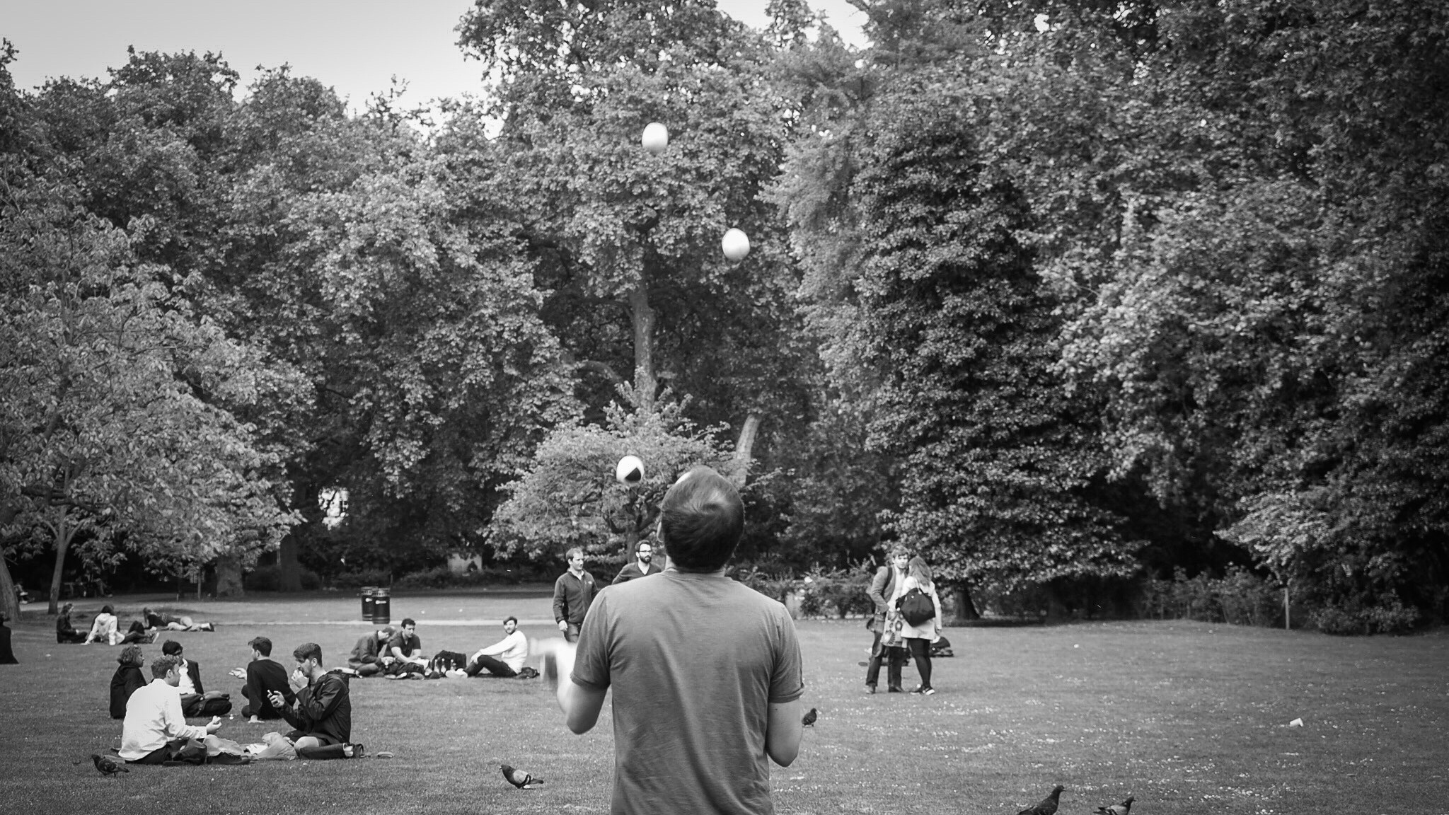Juggling in the park